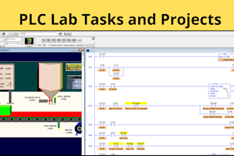 do plc programming labs, ladder logic, rslogixpro, tia, omron, logo siemens