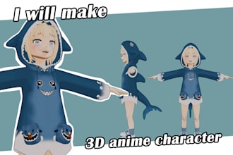 create 3d anime characters