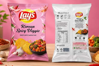 design gourmet food packaging snack label pasta sauce box pouch bakery wrapper