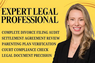 review your divorce papers before you file in court