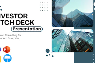 design investor pitch deck powerpoint presentation for startups and fundraising