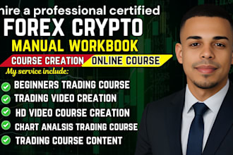create forex trading course workbook, training manual and student guide
