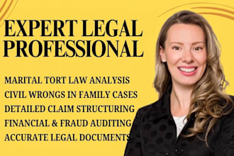 provide tort law advice related to your family law case