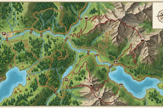 design custom campground, rv resort, and outdoor recreation maps