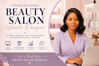 build squarespace beauty salon website with online booking and appoint
