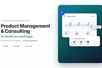 do product management and consulting for healthcare saas apps