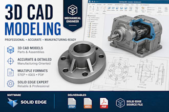 create professional 3d cad models in solid edge