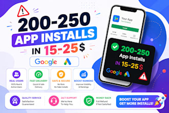 do android mobile app promotion, game promotion, app install