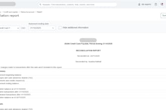 reconcile your bank and credit card account