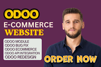 build, automate and develop odoo crm and ecommerce store with full setup