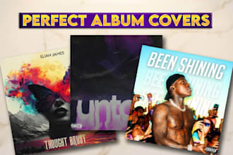 design unique album cover art, music, mixtape and song cover