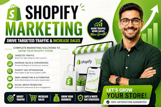 do shopify marketing sales funnel and store promotion to increase store growth