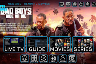 make latest xciptv app with control panel