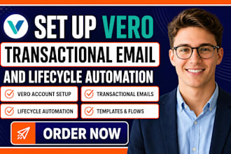 set up vero transactional email and lifecycle automation