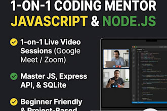 be your personal javascript and nodejs coding mentor