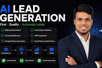 build n8n lead generation and CRM automation workflows