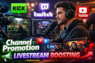 do your twitch and kick streams with viewer growth promotion