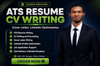 write ats resume CV writing cover letter linkedin optimization for uk USA europe
