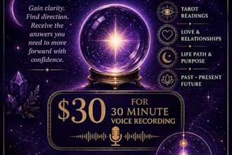 give healing tarot and psychic readings