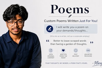 write you poems on your thoughts