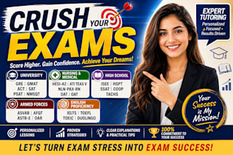 help with gre, hesi, teas, toefl, and ielts tutoring