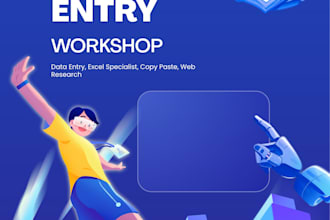 do professional data entry, copy paste, and virtual assistant work
