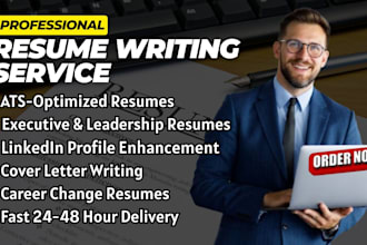 write and calibrate an executive resume, cv, and linkedin profile