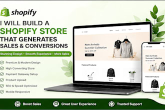 build a shopify store that generates sales and conversions