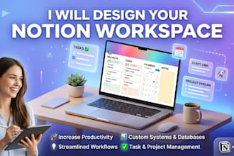 create a custom notion template for your workflow and business