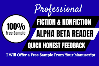 beta read fiction, beta read nonfiction, alpha beta read, critique your novel