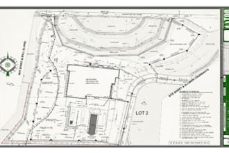 design site grading plans stormwater plans and drainage design plan in autocad