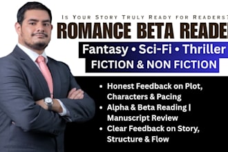 alpha read your romantasy novel and improve plot character and reader experience