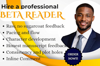 beta read and deliver a raw, no sugarcoat reader report