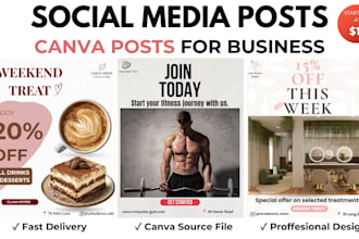 design canva social media posts