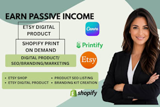 create etsy printable products with commercial use design