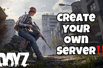 develop custom mods for dayz server with scripting, api intergration,weapon pack