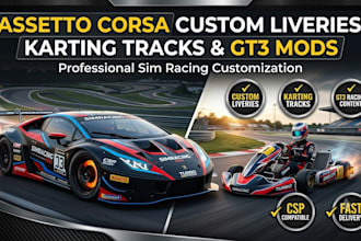 build asseto corsa livery game, karting tracks, gt3 game racing