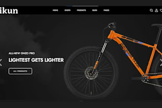 build bicycle website bicycle store bike website automobile website bike store