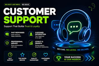 provide customer support via chat email and phone