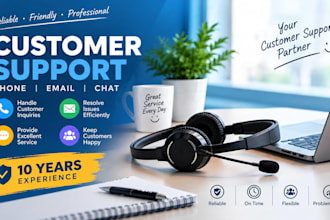 provide customer support via chat email and phone