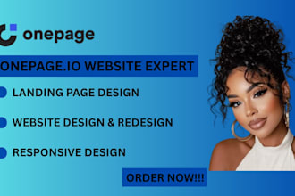 build onepage io landing page onepage io website german website