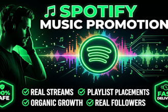 do spotify music promotion for real streams playlist growth