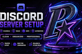 build custom discord servers, bots, and automation systems