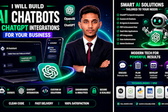build ai chatbots and chatgpt integrations for your business