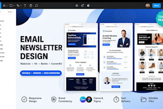 design email newsletter graphics for mailerlite kit beehiiv and convertkit