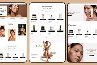 setup skincare website beauty website skincare store cosmetics beauty store