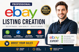 create and set ebay seller account store and list product