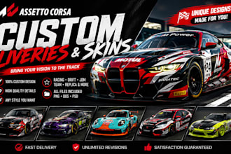make assetto corsa liveries and car skins