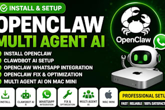 install openclaw clawdbot ai openclaw whatsapp openclaw fix multi agent mac mini