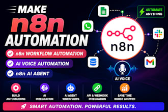 make n8n automation, n8n workflow automation, ai voice automation, n8n ai agent